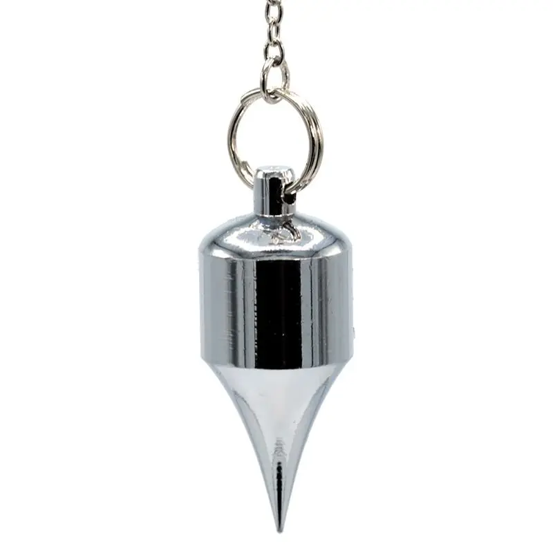 Verchromtes Messingpendel – Kegelform