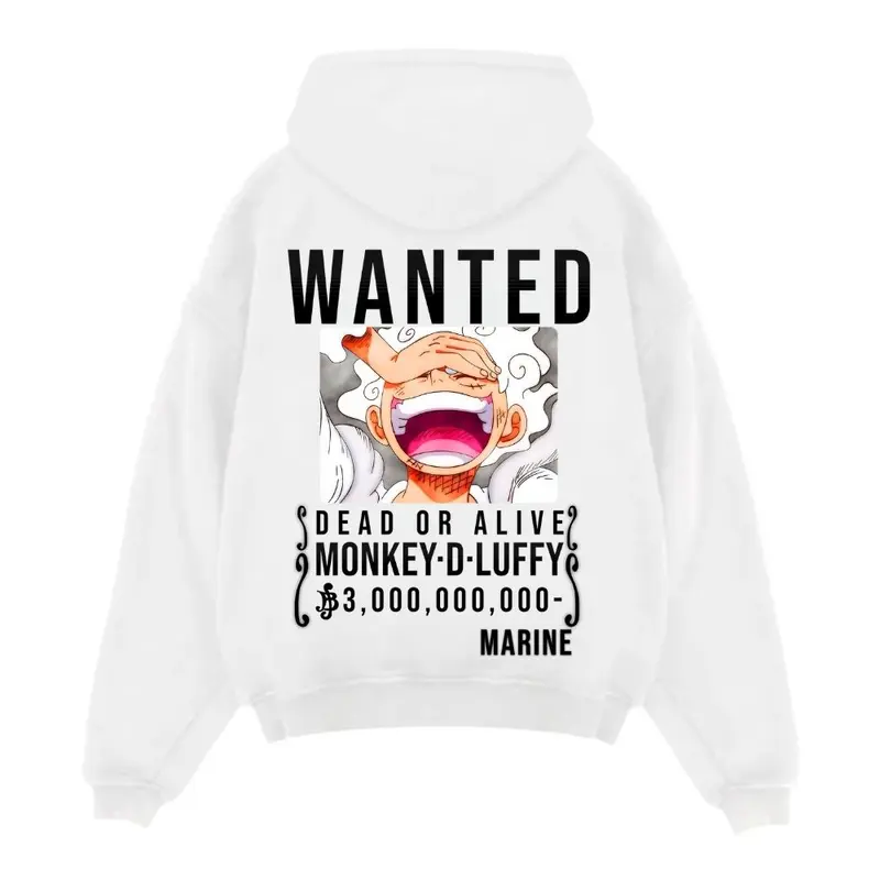 WANTED LUFFY OVERSIZE HOODIE