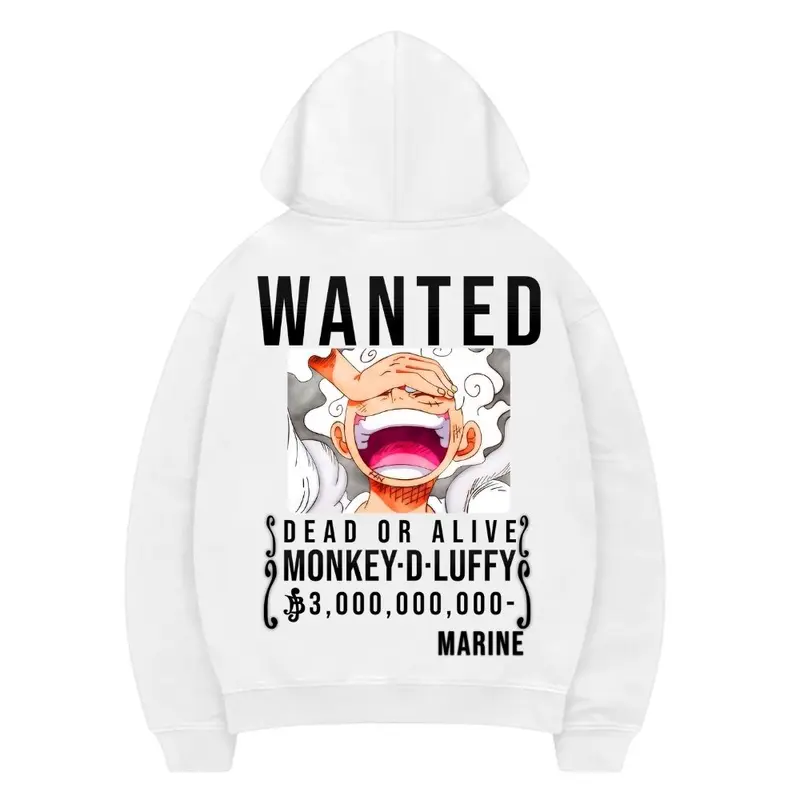 WANTED LUFFY PREMIUM HOODIE