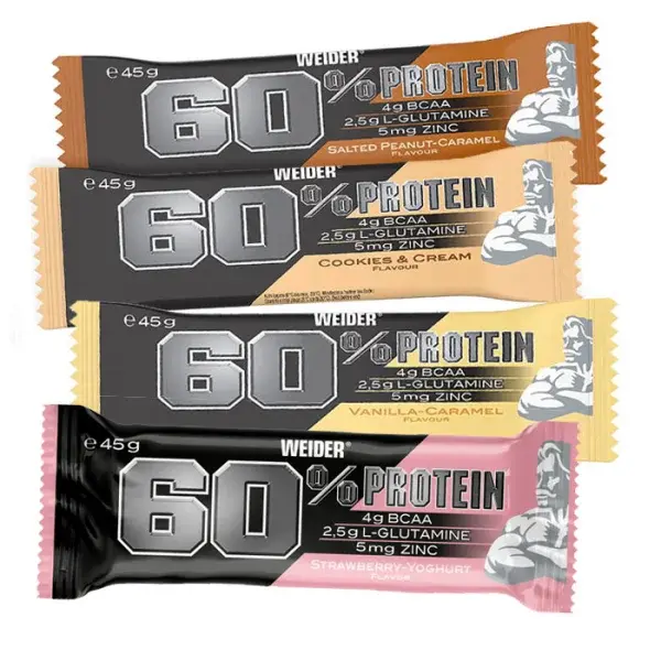 Weider | 60% Protein Bar (24x45g)