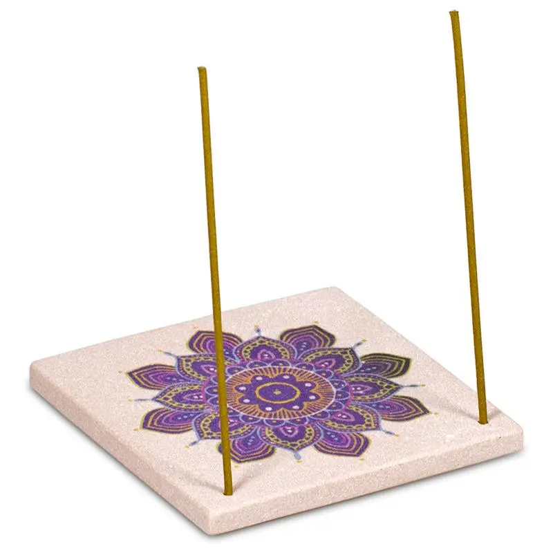 Weihrauchhalter Sandstein Mandala Blume
