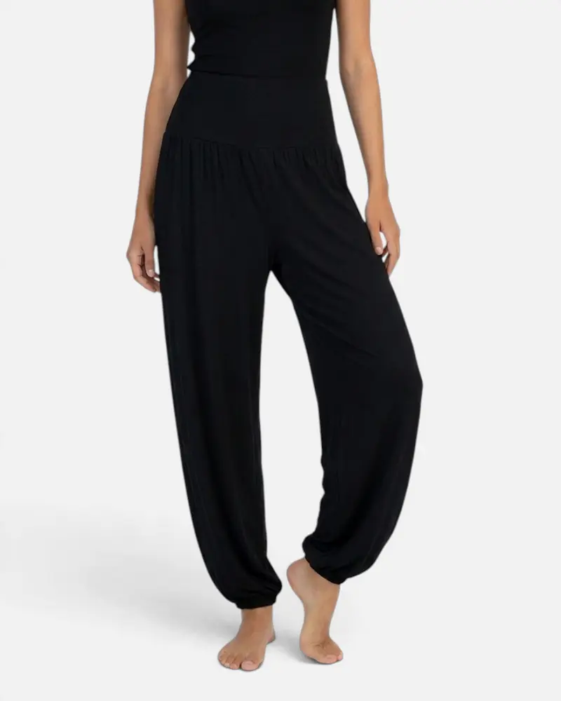 Wide Pants High Waist - Black