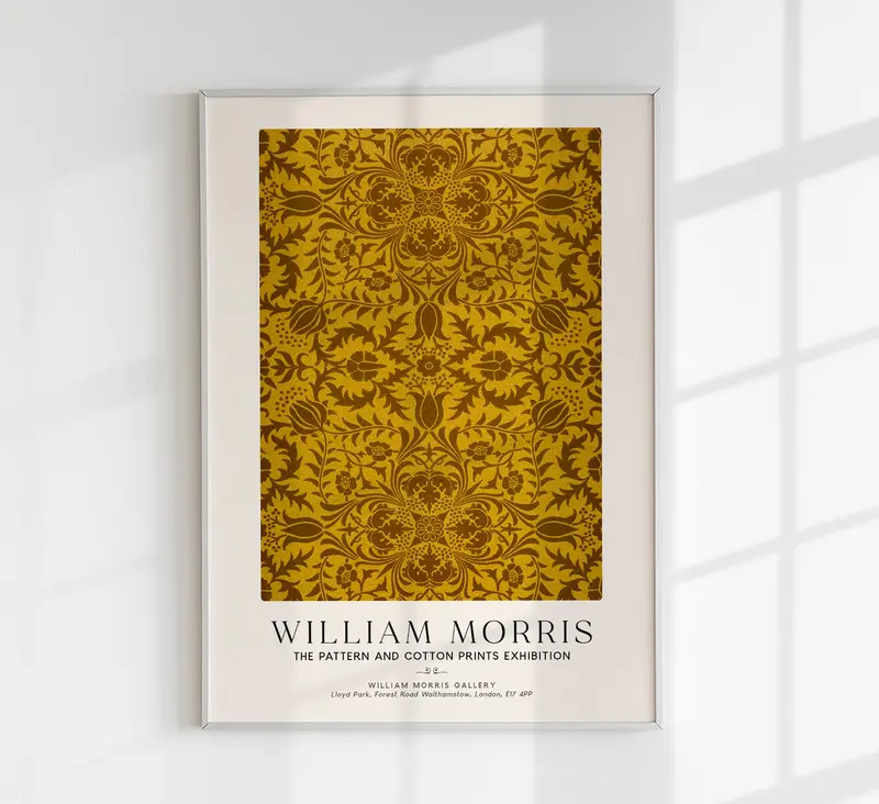 William Morris Vine Pattern II Art Exhibition Poster – Kunstdruck