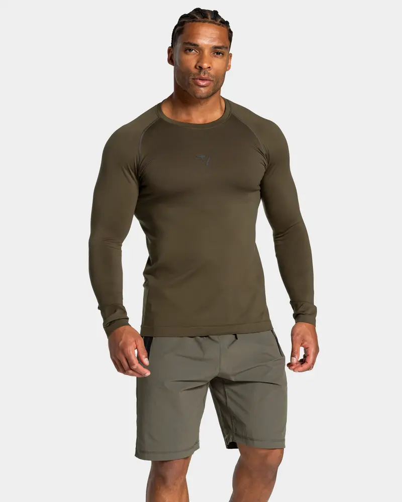 Workout Seamless Longsleeve "Olive"