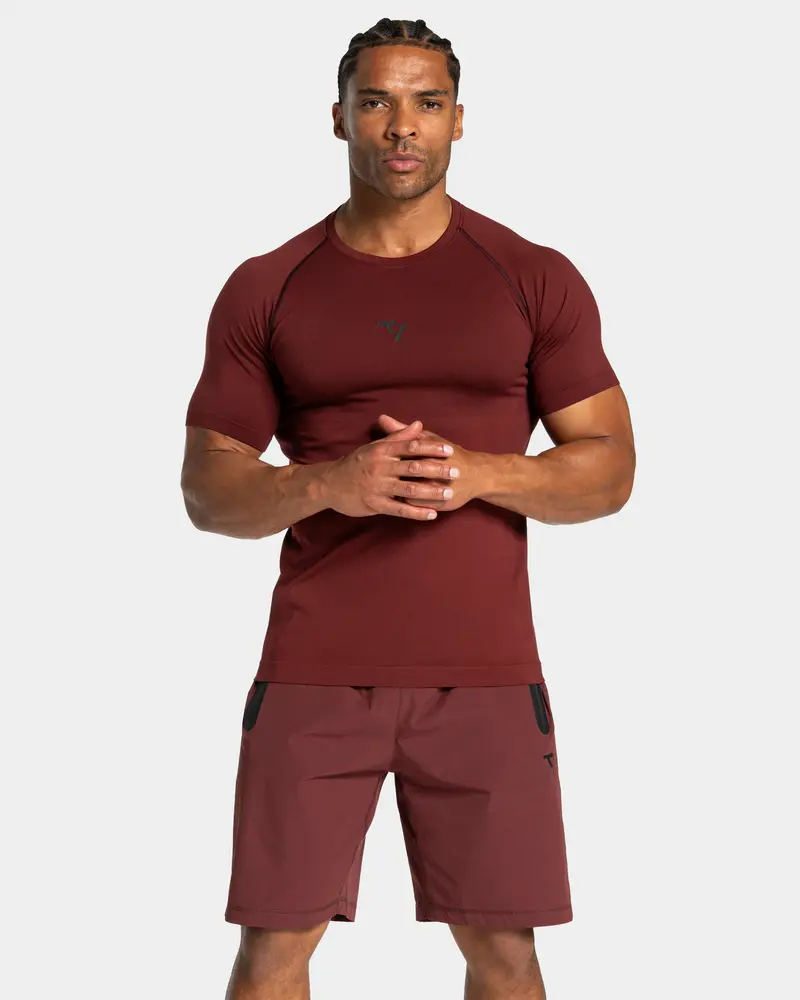 Workout Seamless T-Shirt "Merlot"