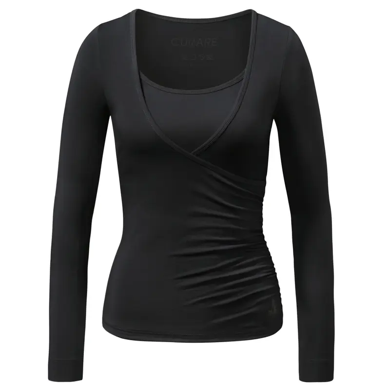 Wrap-Shirt - black
