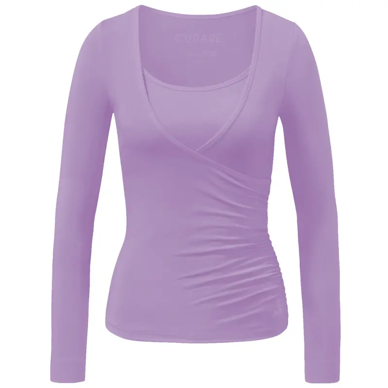 Wrap-Shirt - lilac