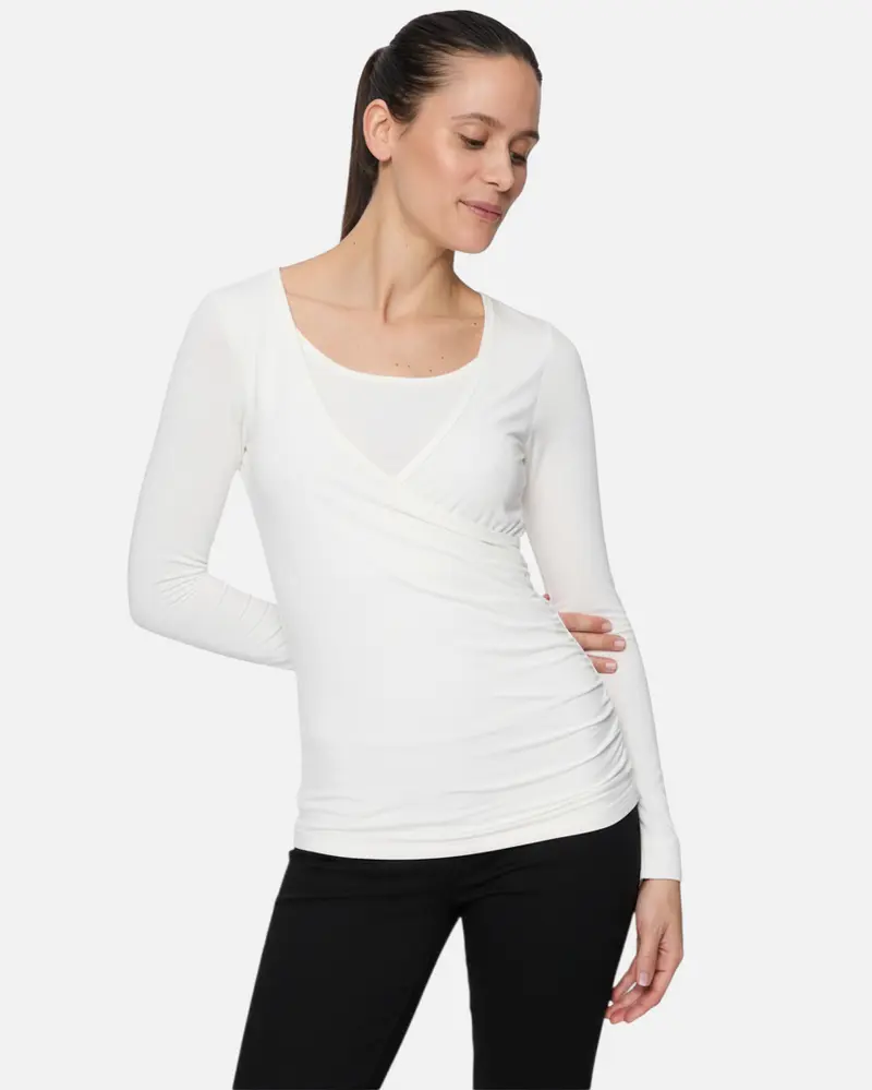 Wrap Shirt - Soft White