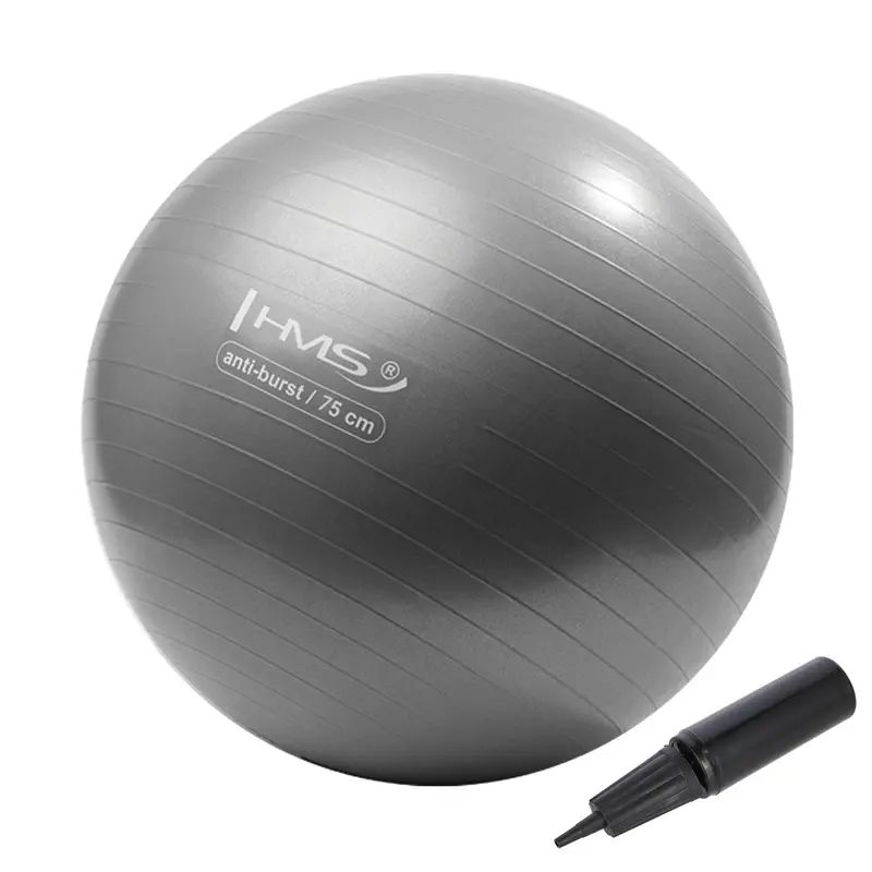 YB02N 75CM GRAY ANTI-BURST GYMNASTIKBALL HMS