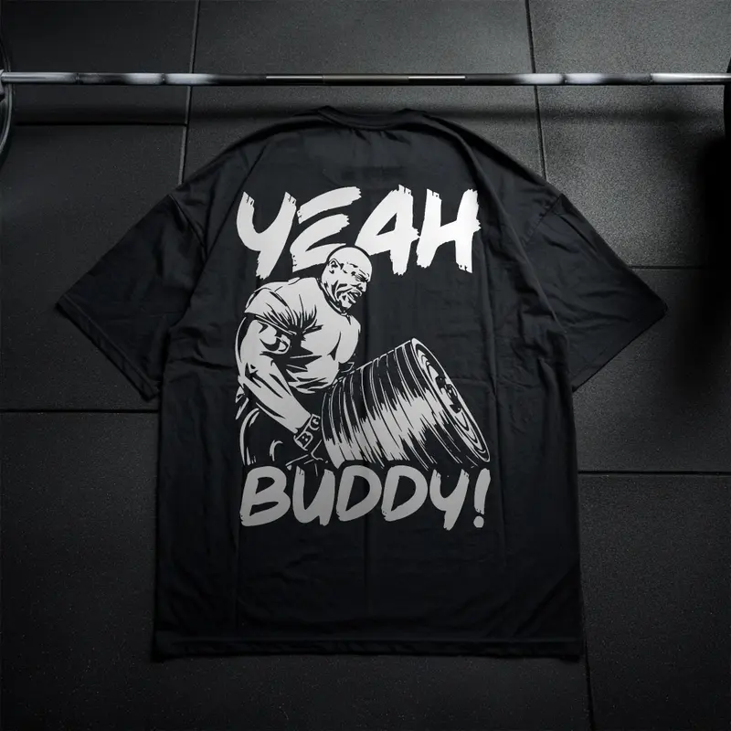YEAH BUDDY OVERSIZE SHIRT (BACKPRINT)