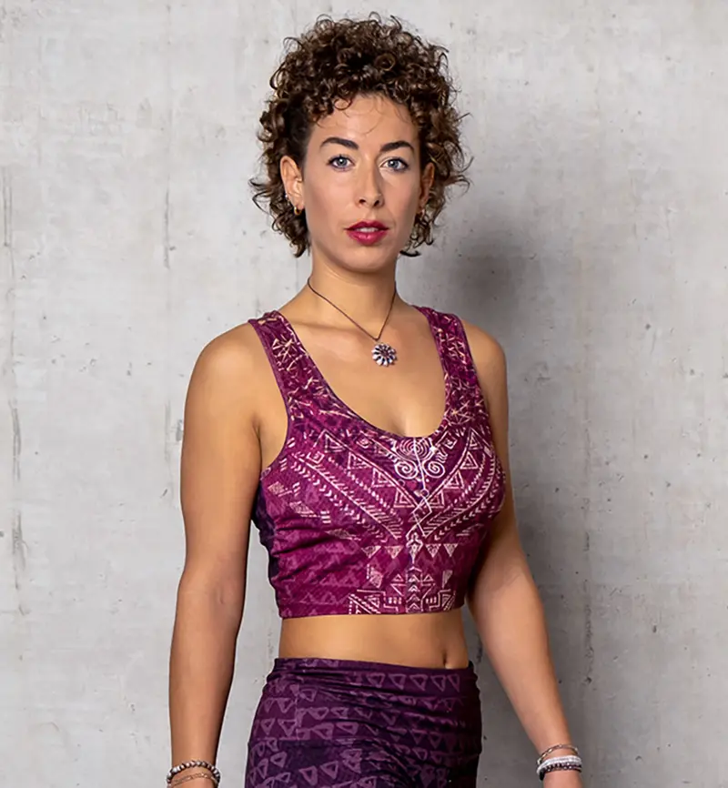 Yoga-Bra - Buddhi, aubergine