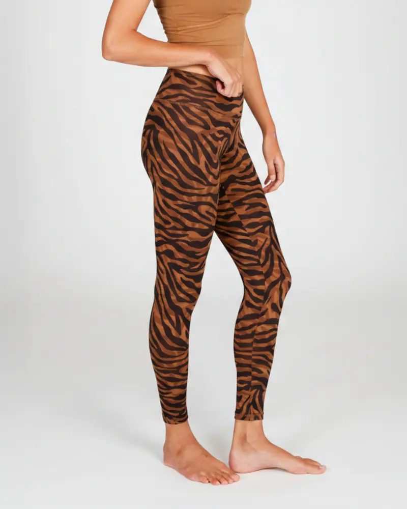 Yoga Leggings Ganga 7/8 - Camou Brown