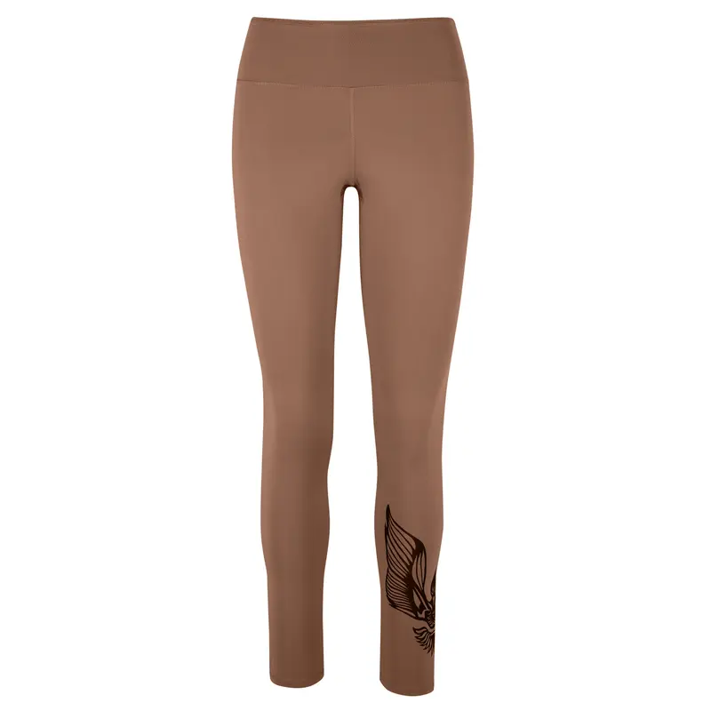 Yoga-Leggings Ganga 7/8 warrior - brown