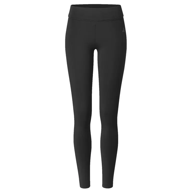 Yoga-Leggings, roll down - black