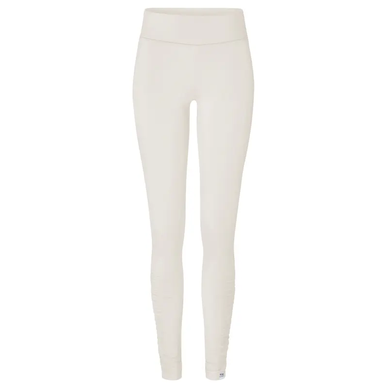 Yoga-Leggings rolldown "ala" - ivory
