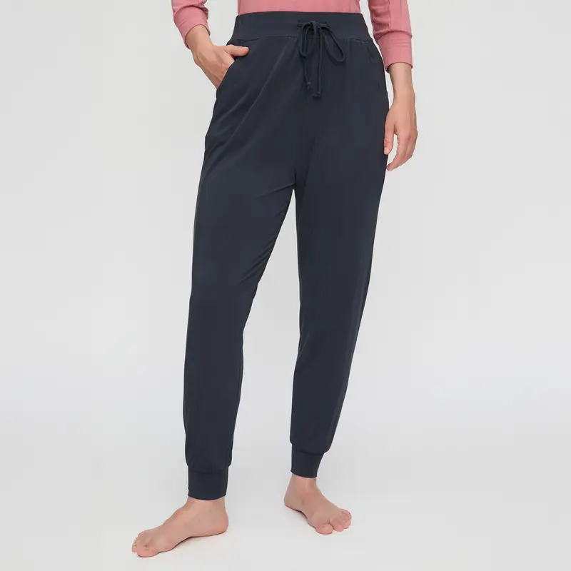 Yoga-Pants long, loose - midnight blue