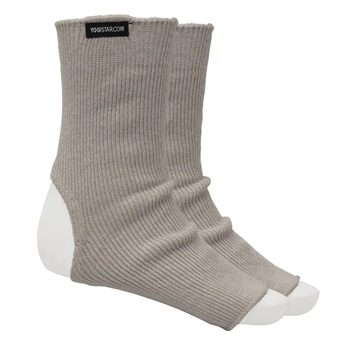 Yoga Socken stone grey - Wolle