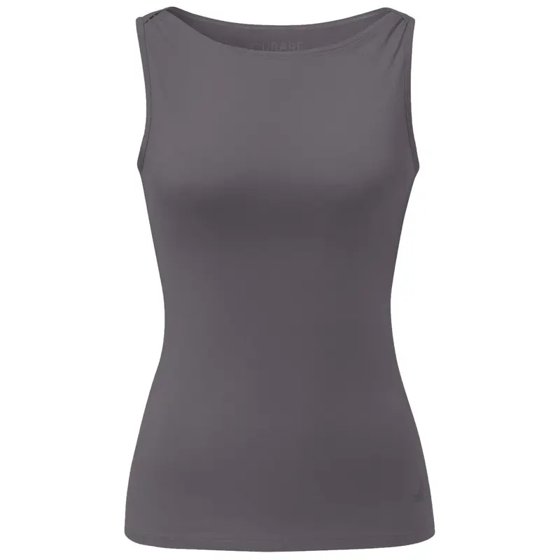 Yoga-Tank-Top Boatneck - grey-nougat