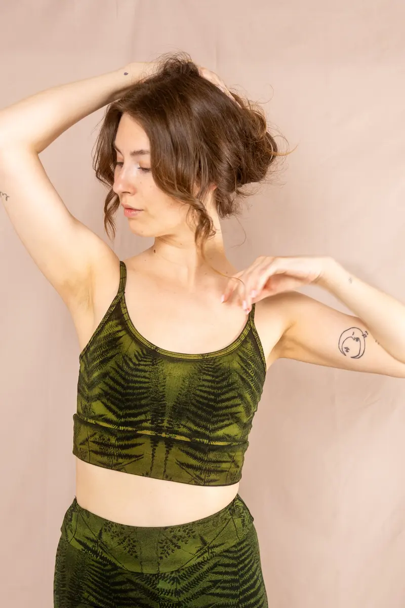 Yoga Top ~ Farn ~ Grün