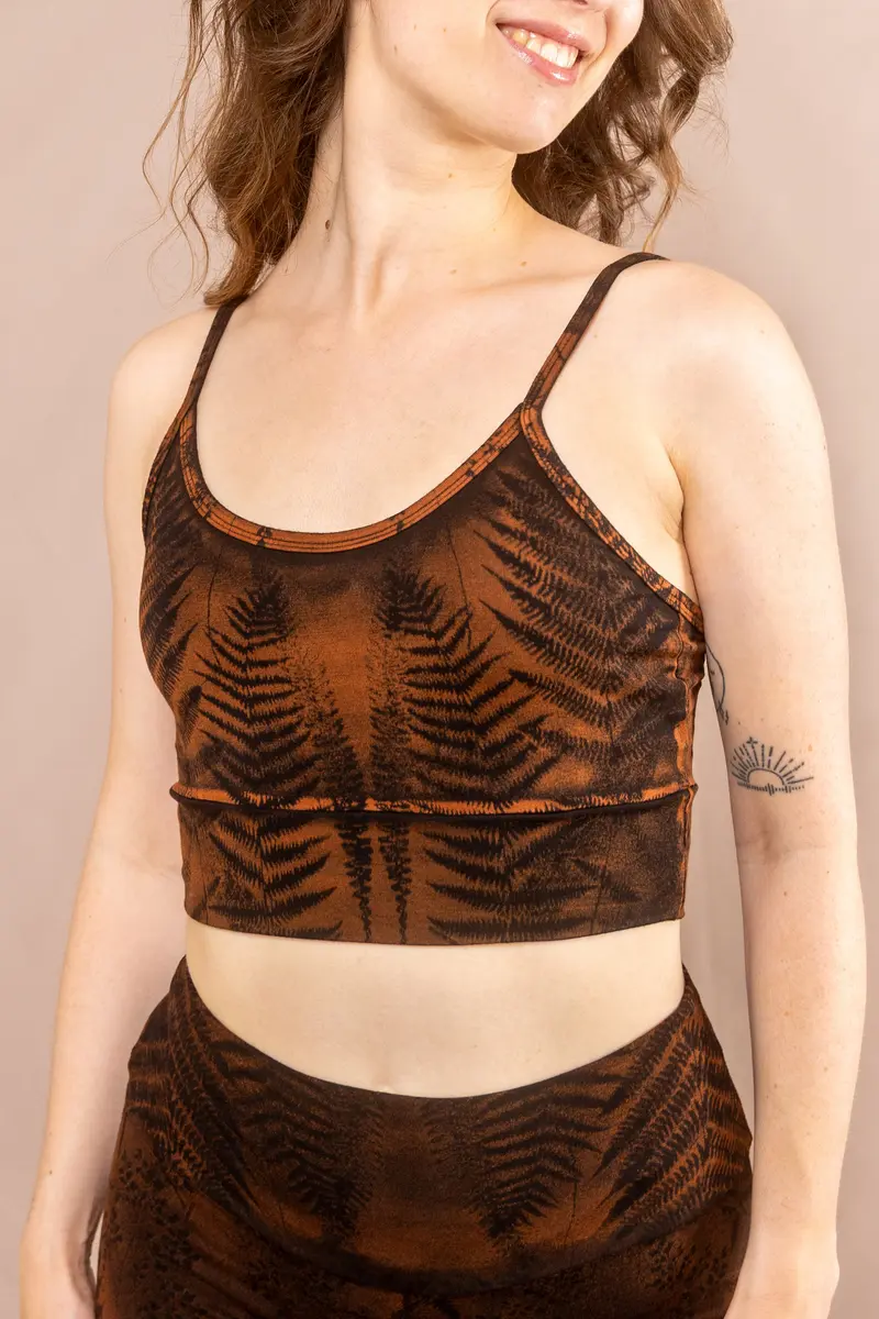 Yoga Top ~ Farn ~ Rost