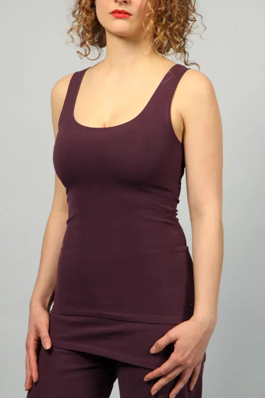 Yoga-Top "Sohang" - plum