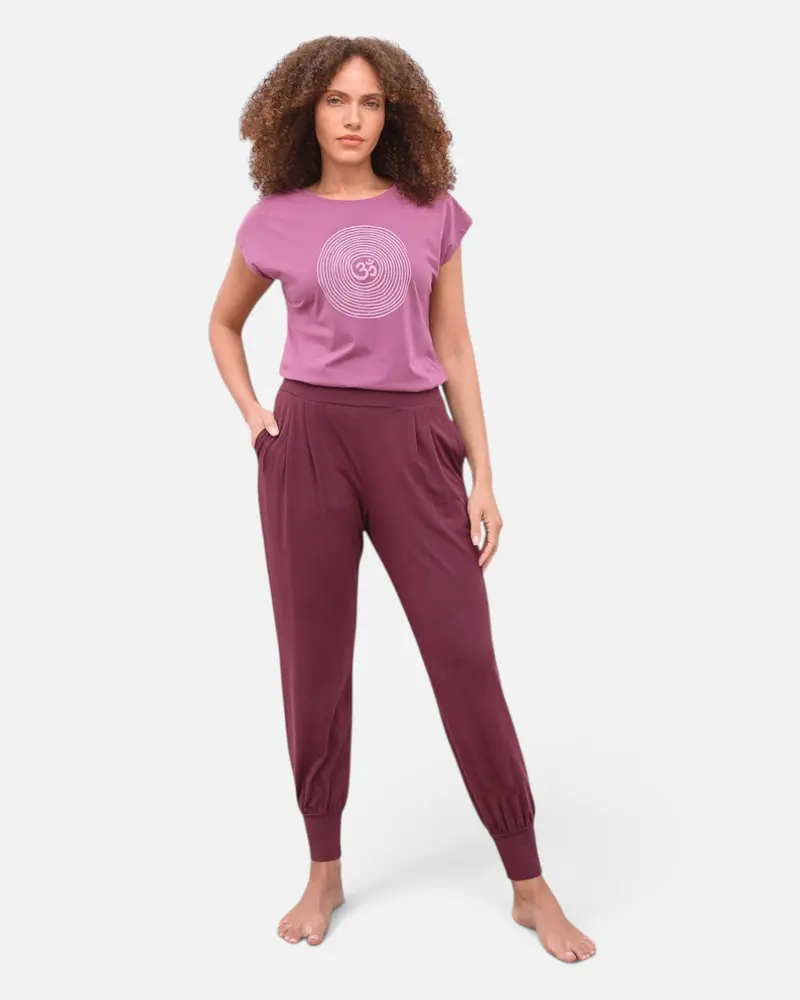 Yogahose Naya - Burgundy