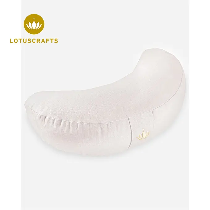 Yogakissen Halbmond Lotuscrafts Shanti Bio Baumwolle