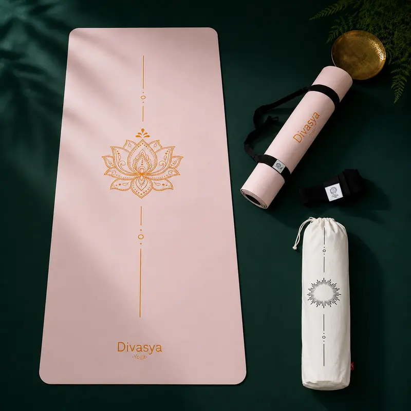 Yogamatte Professional Grip | Japanisches Eco-PU für maximalen Halt