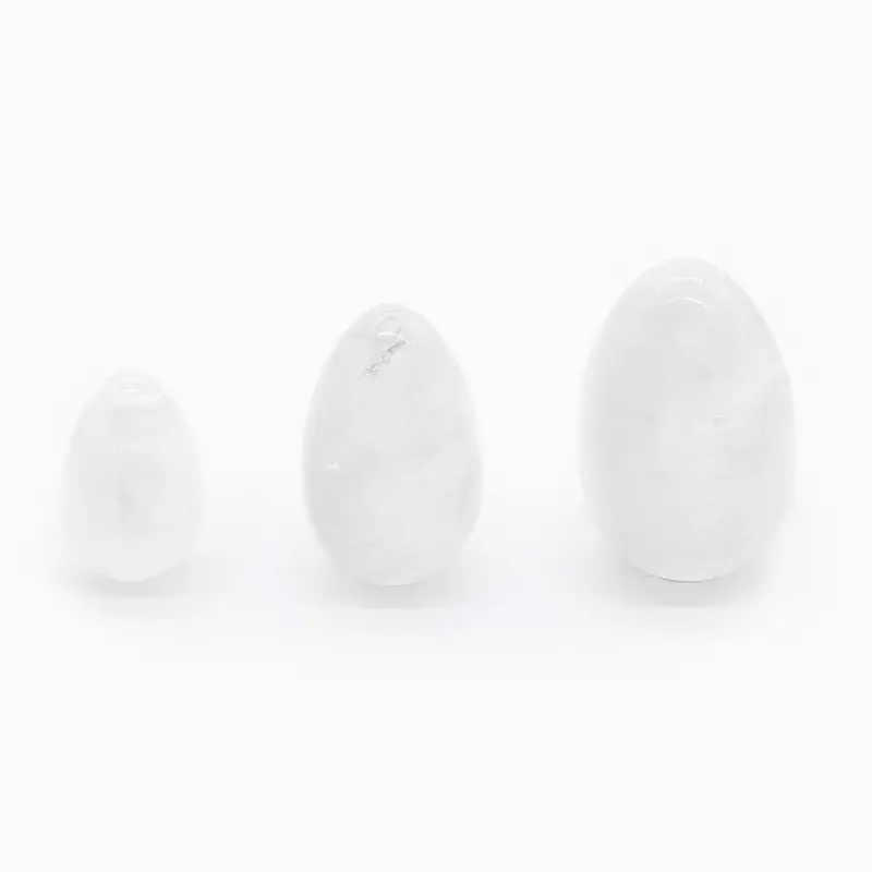 Yoni Ei Set aus Bergkristall - Néeira