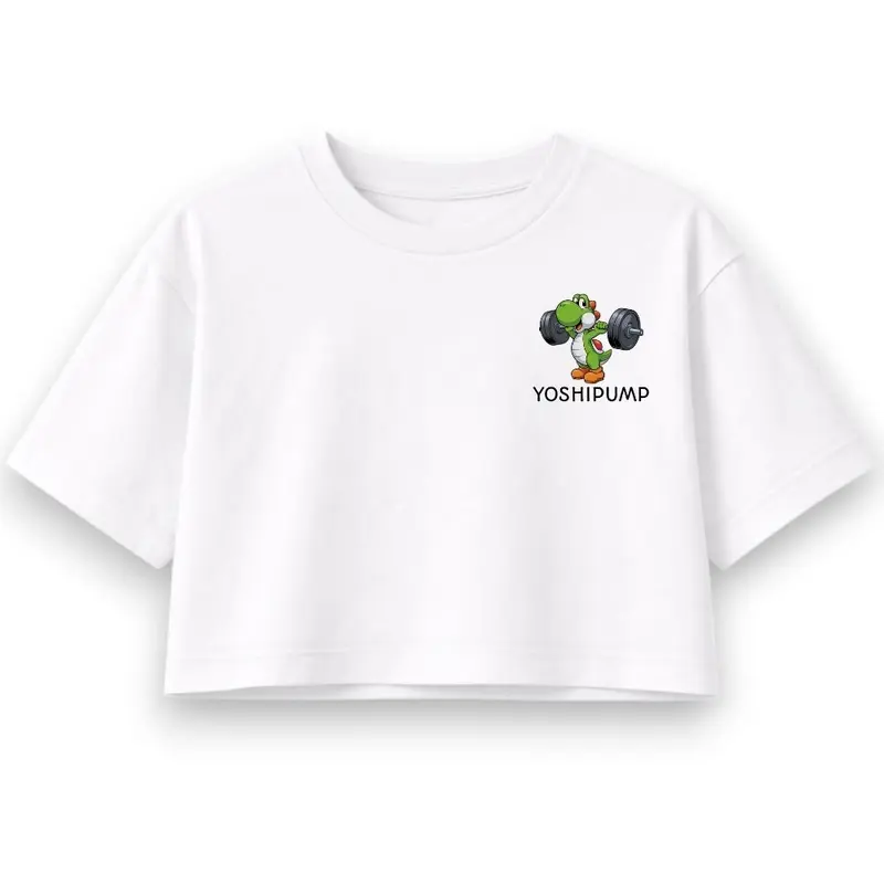 YOSHIPUMP OVERSIZE CROP TOP