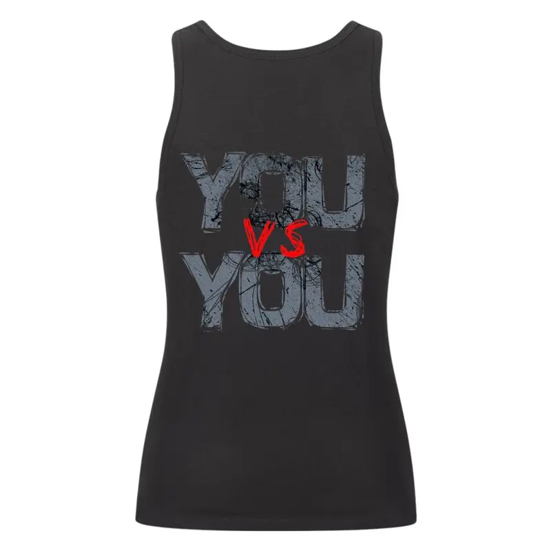 YOU VS YOU DAMEN TANK TOP (BACKPRINT)