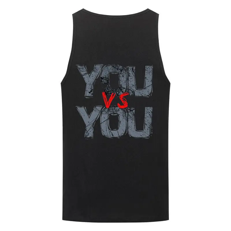 YOU VS YOU HERREN TANK TOP (BACKPRINT)