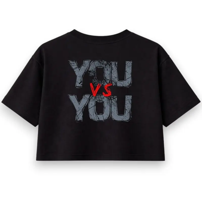 YOU VS YOU OVERSIZE CROP TOP (BACKPRINT)