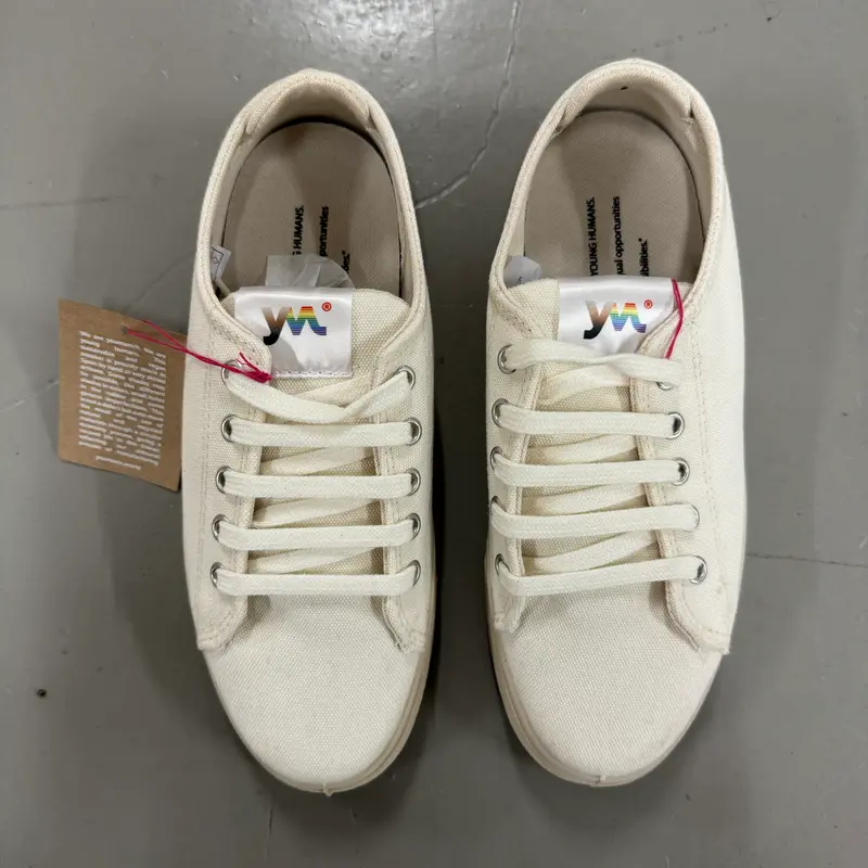 Youmans Unisex Canvas Sneaker "Dunedin" - Weiss - Dritte Wahl