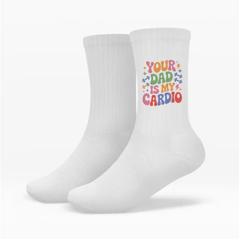 YOUR DAD CREW SOCKEN