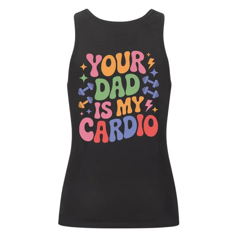 YOUR DAD DAMEN TANK TOP (BACKPRINT)