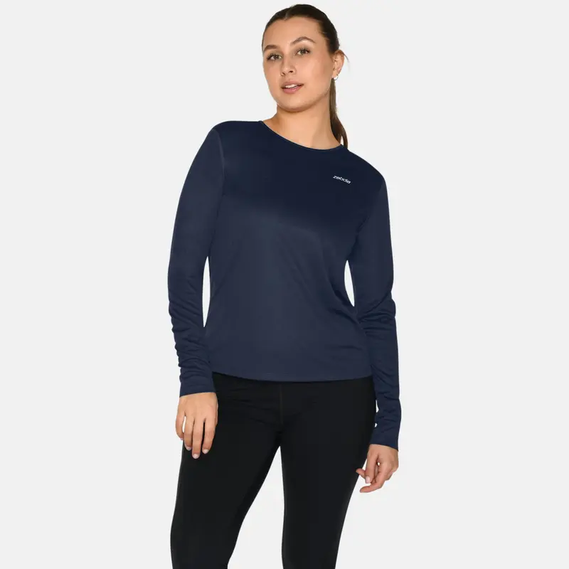 ZEBDIA Women Sports Tee "L/S"